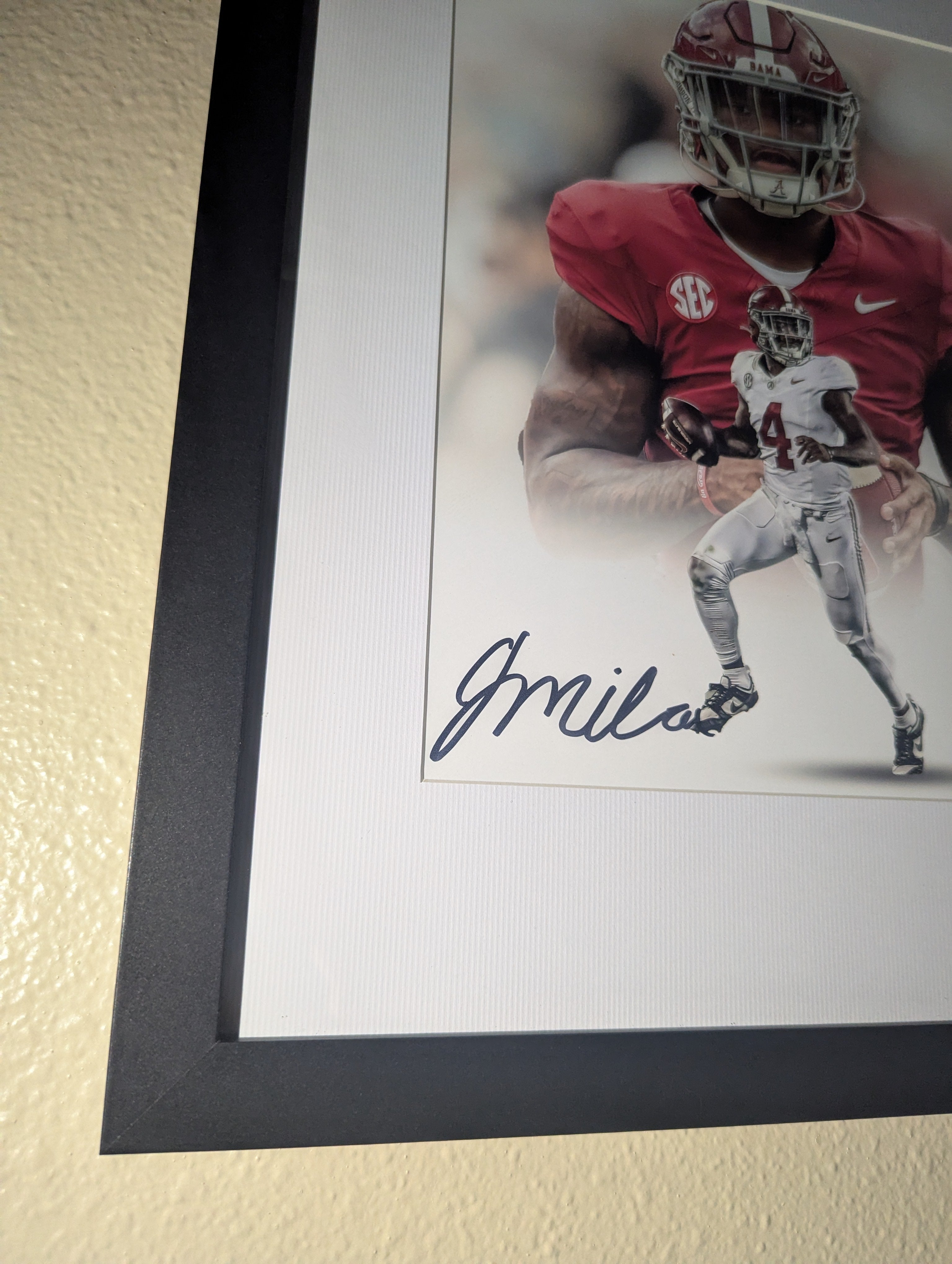 Jalen Milroe - Signed 8x10 (JSA)