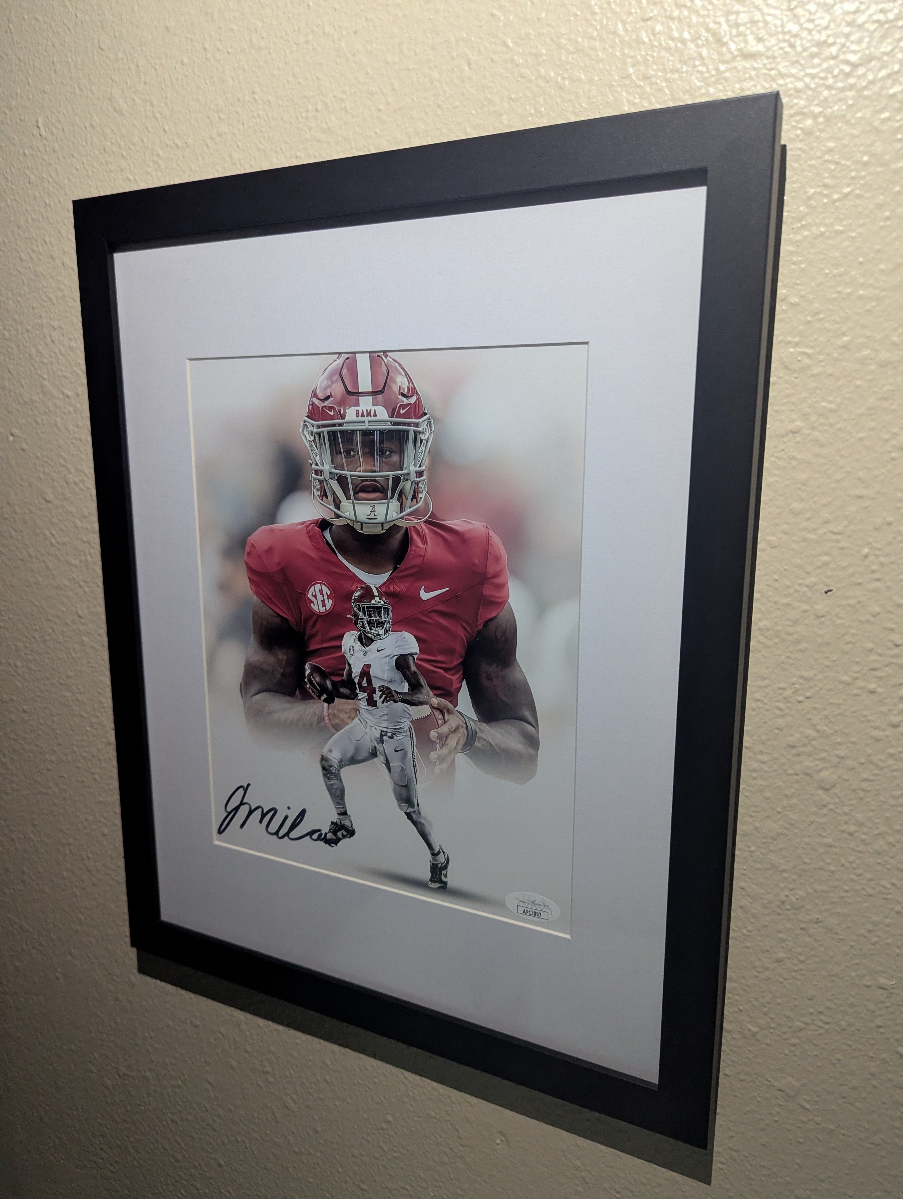Jalen Milroe - Signed 8x10 (JSA)