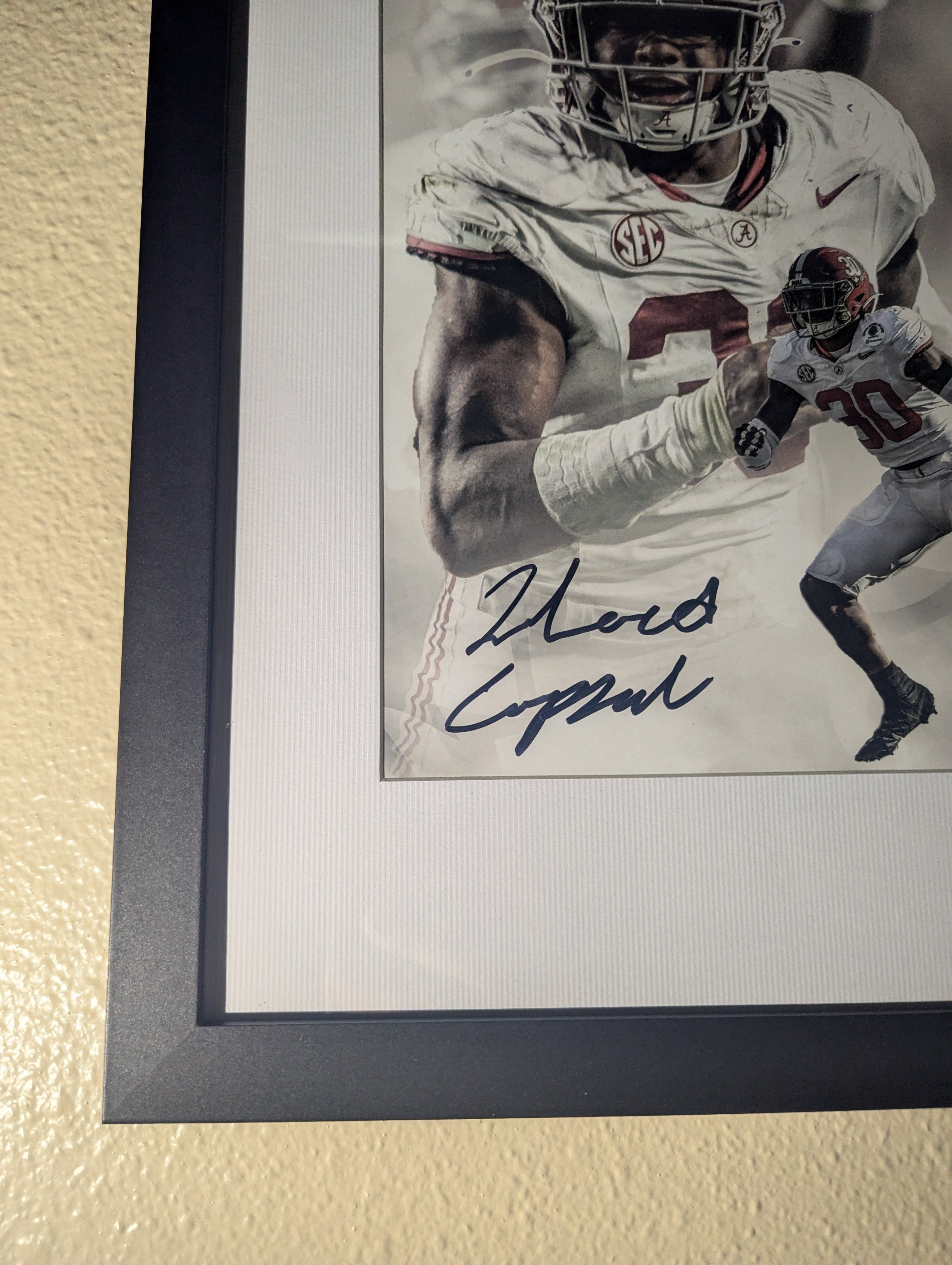 Jihaad Campbell - Signed 8x10 (Beckett)