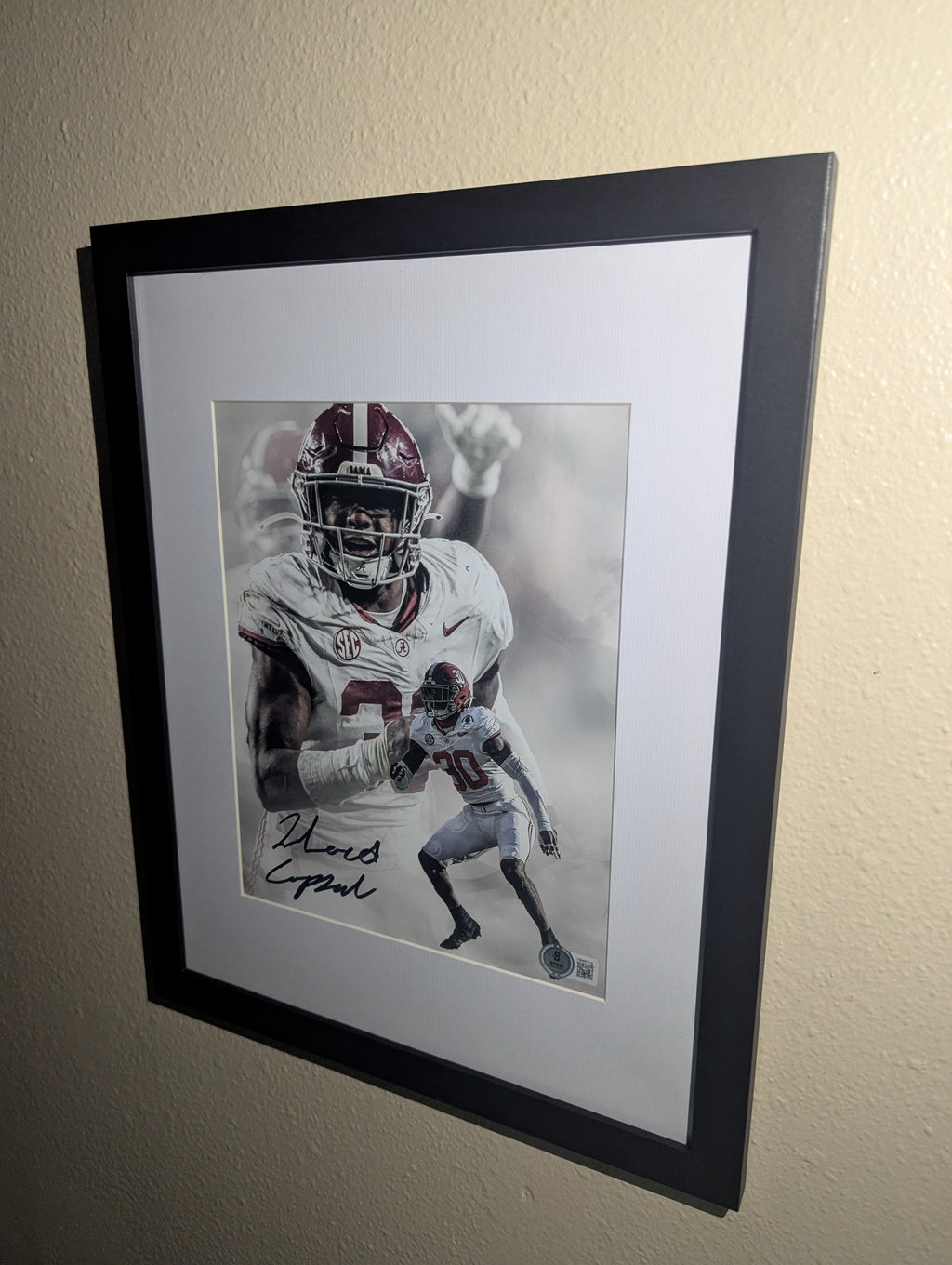 Jihaad Campbell - Signed 8x10 (Beckett)