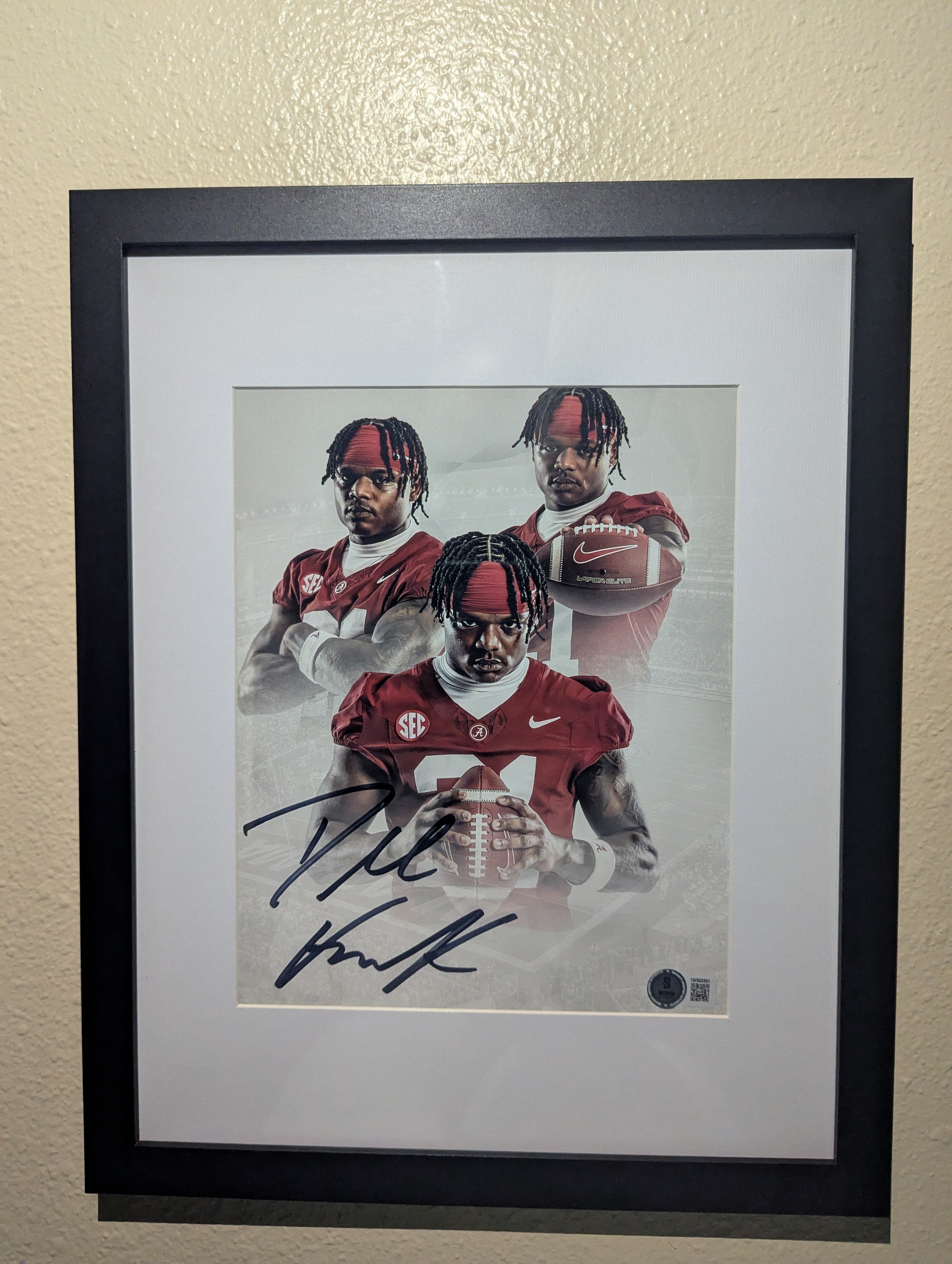 Dre Kirkpatrick Jr. - Signed 8x10 (Beckett)