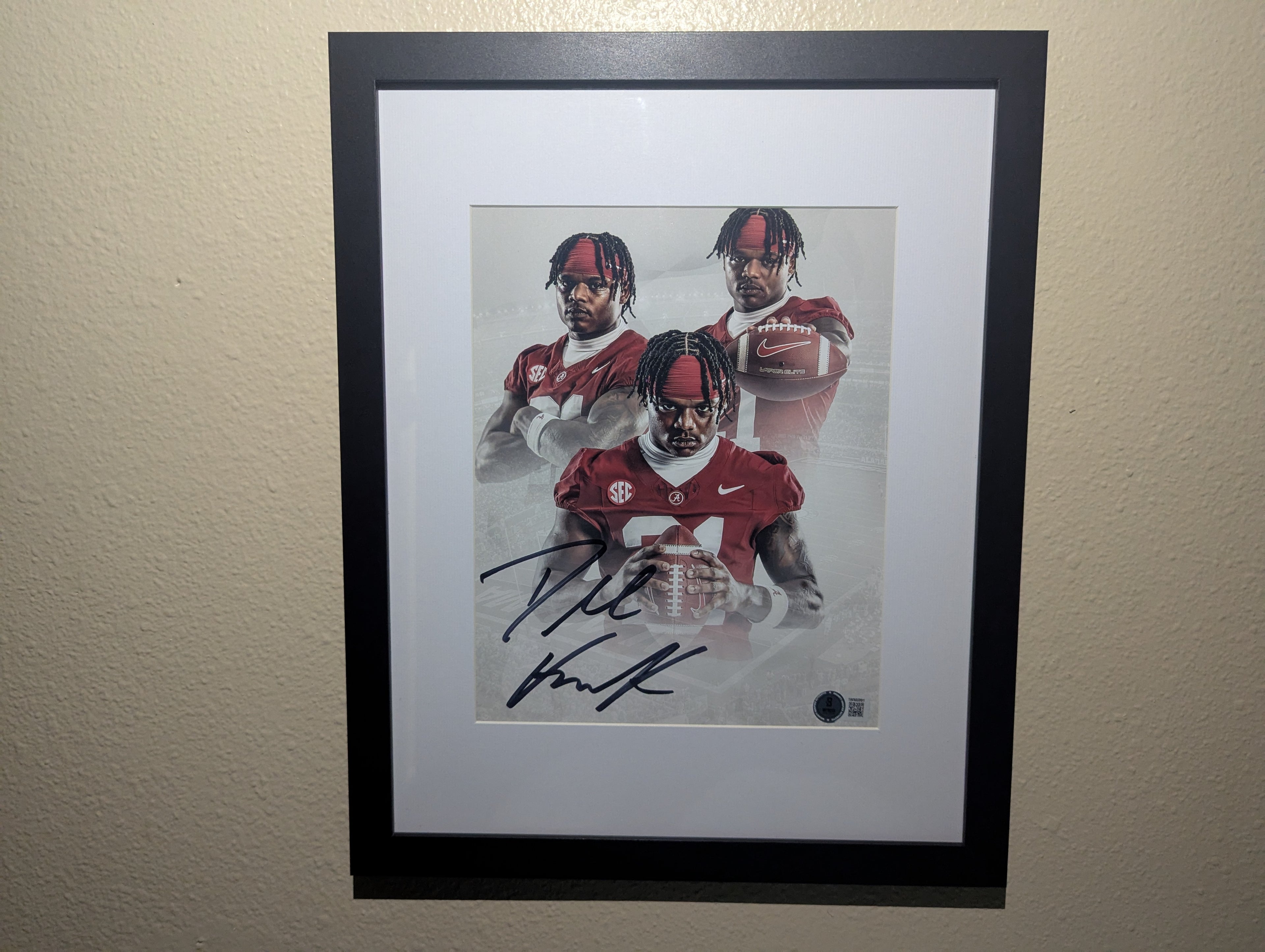 Dre Kirkpatrick Jr. - Signed 8x10 (Beckett)