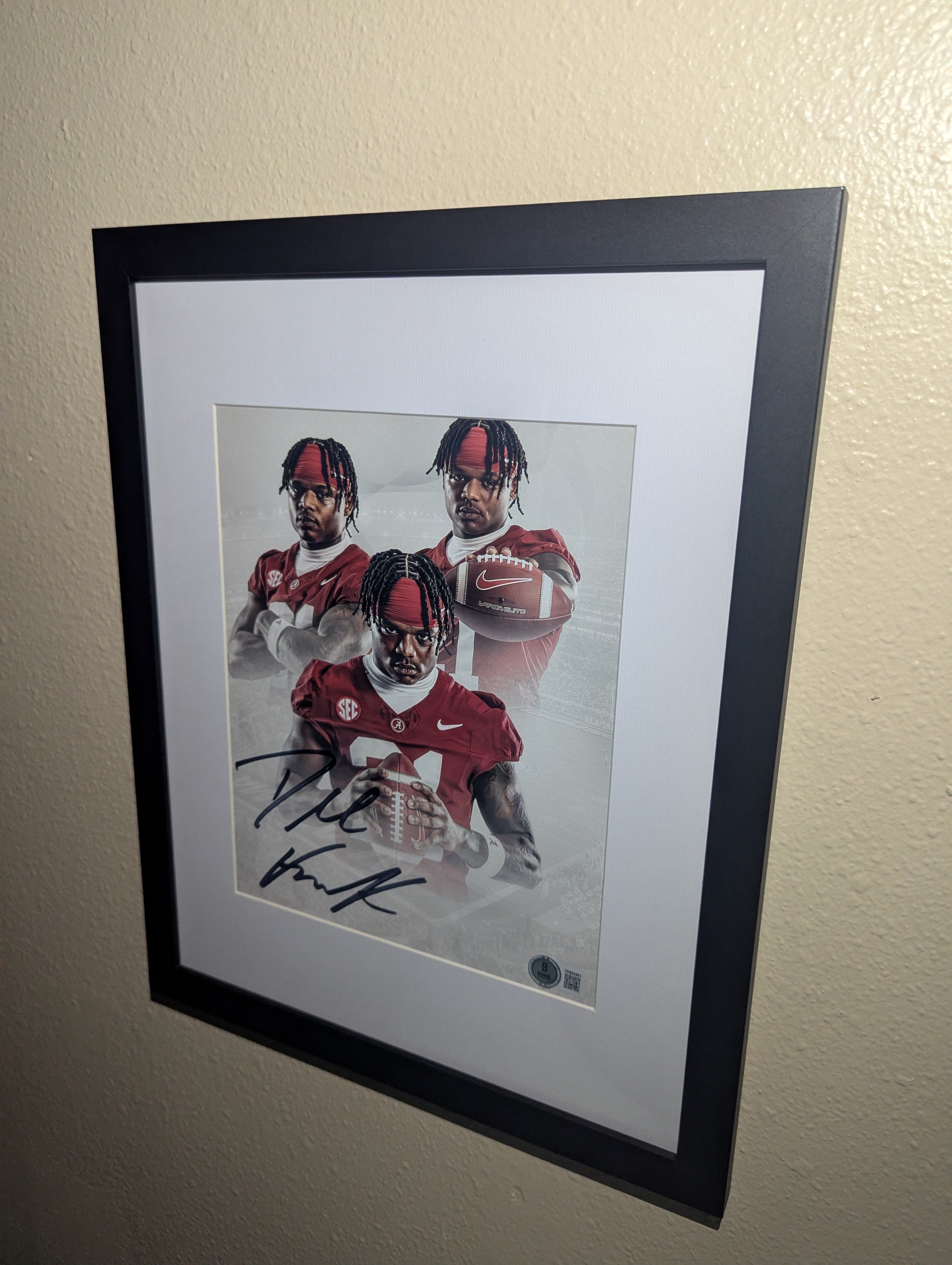 Dre Kirkpatrick Jr. - Signed 8x10 (Beckett)