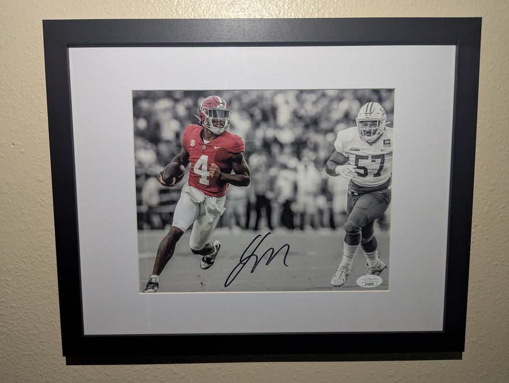 Jalen Milroe - Signed 8x10 (JSA)