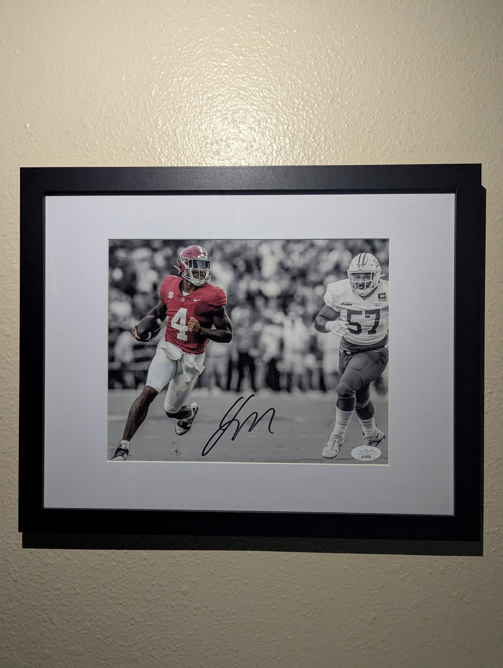 Jalen Milroe - Signed 8x10 (JSA)