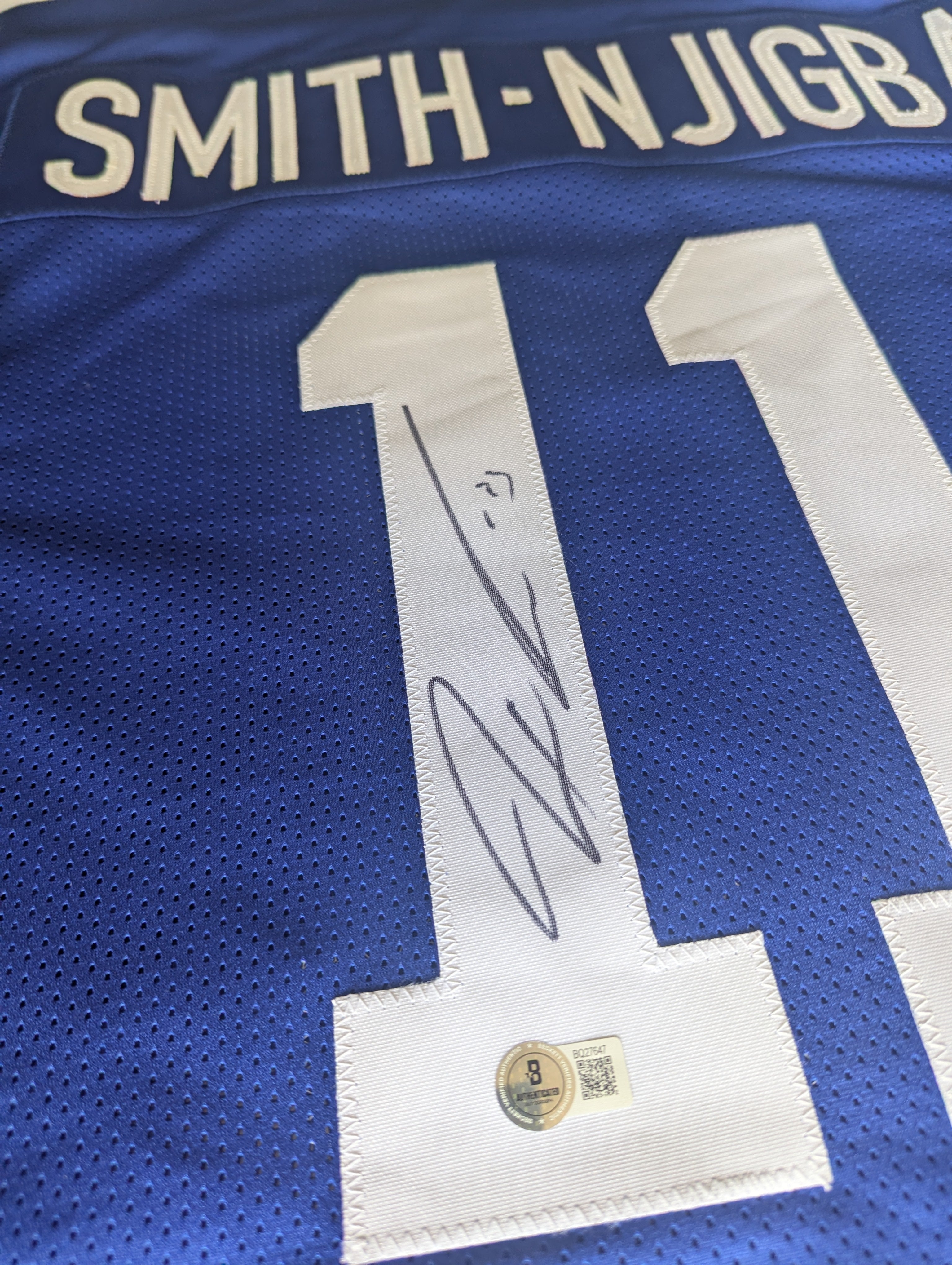 Jaxon Smith-Njigba - Signed Custom Jersey (Beckett)