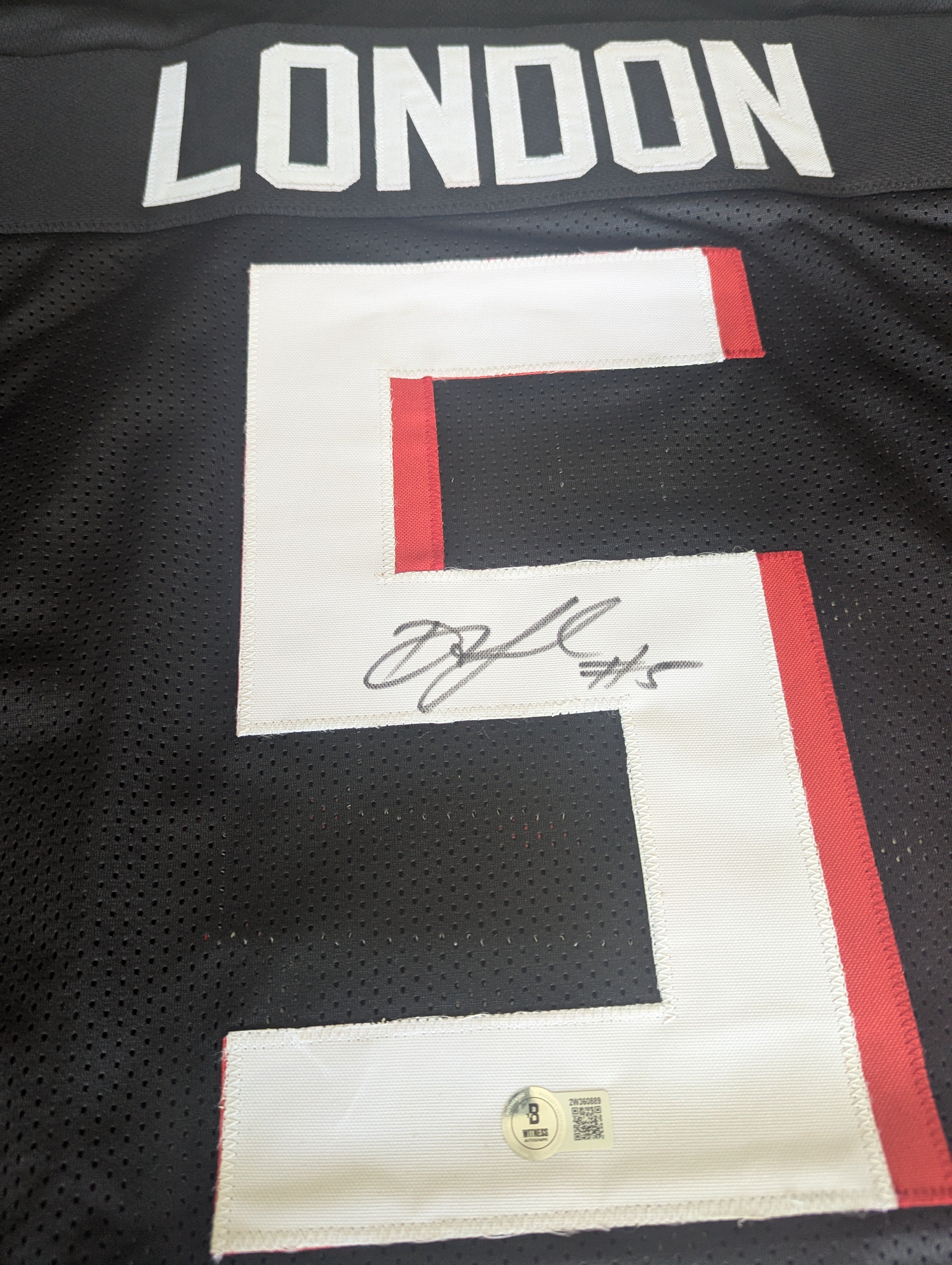 Drake London - Signed Custom Jersey (Beckett)