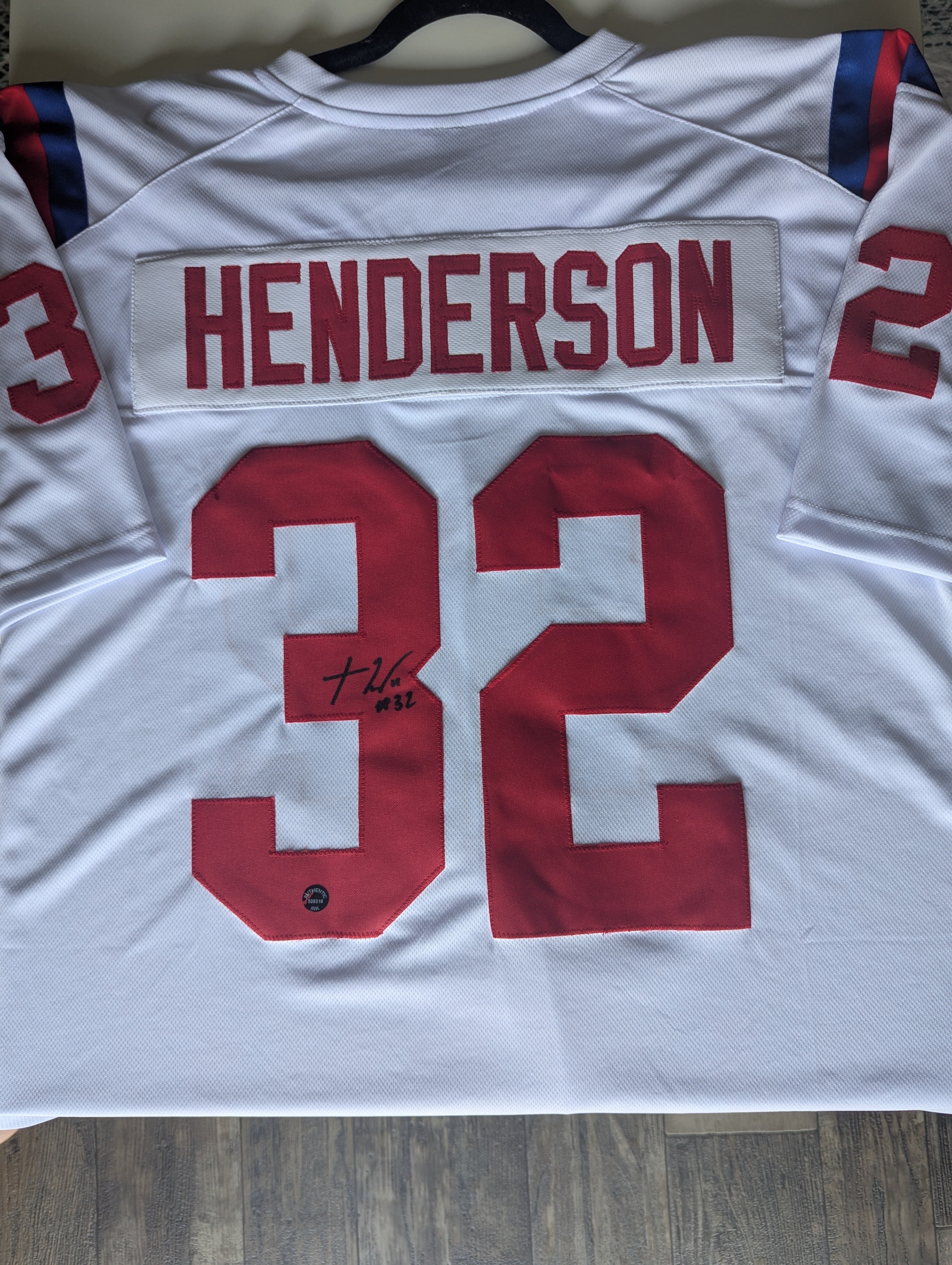 TreVeyon Henderson - Signed Custom Jersey (Authentic Ink)