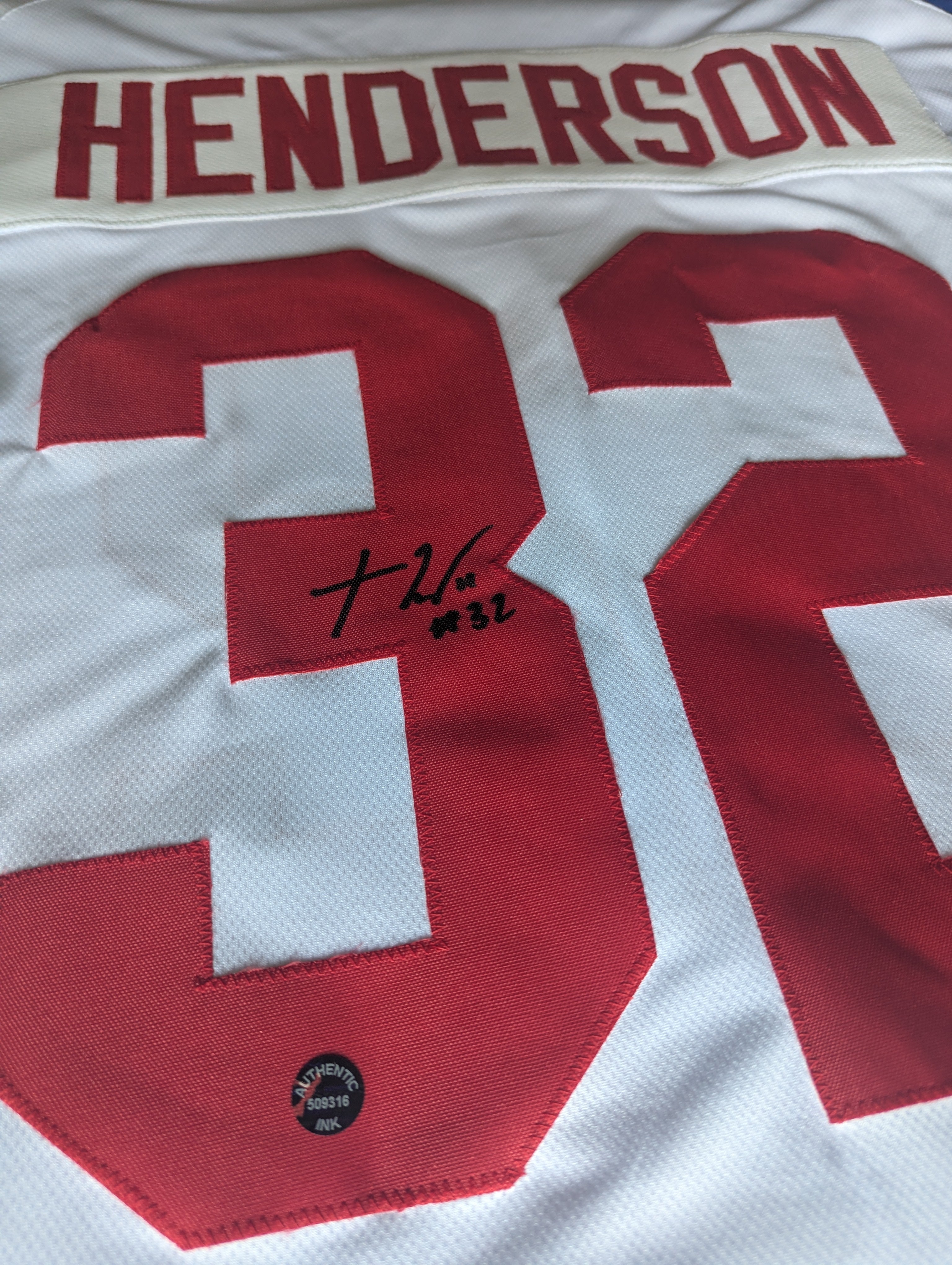 TreVeyon Henderson - Signed Custom Jersey (Authentic Ink)