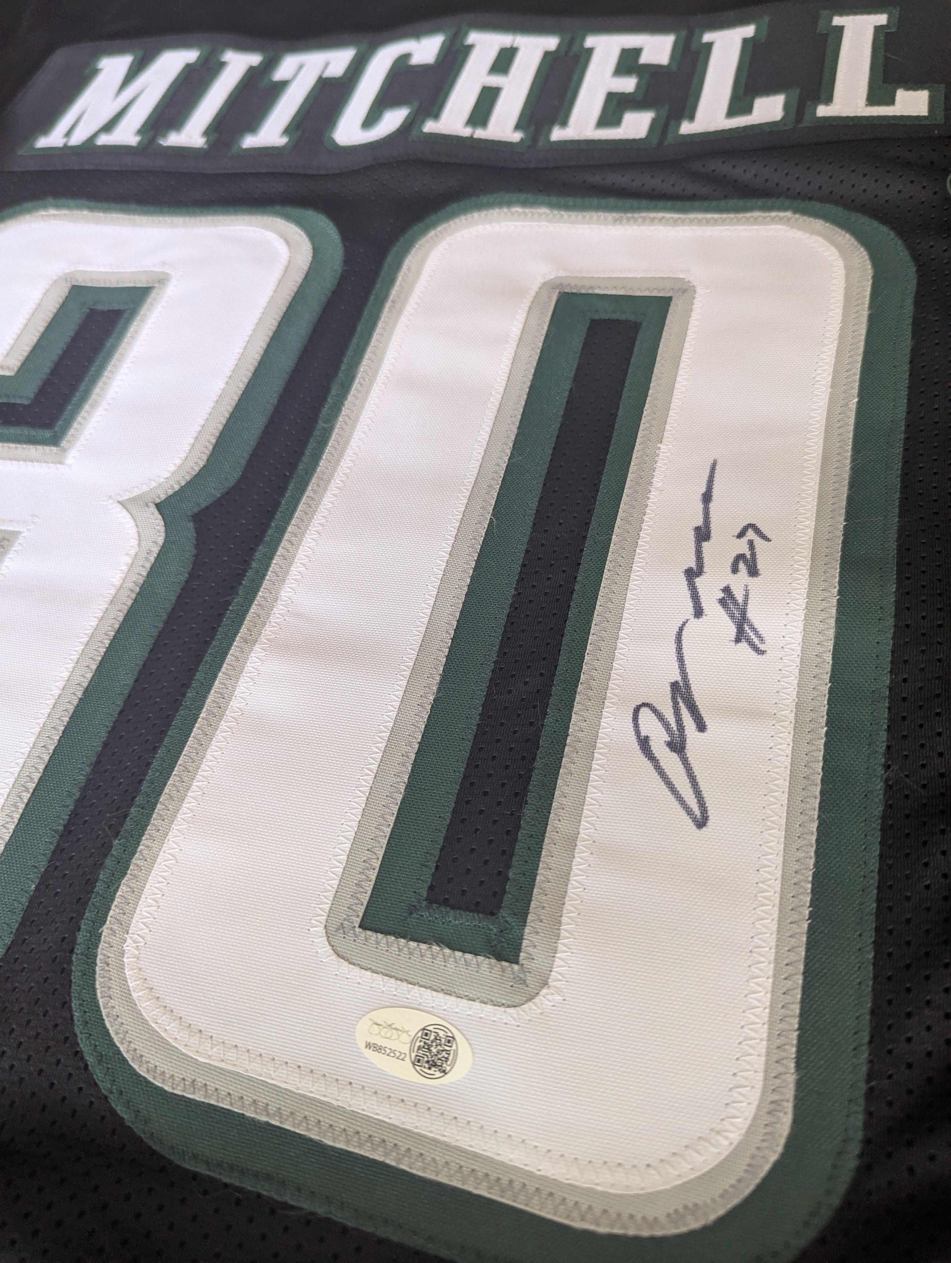Quinyon Mitchell - Signed Custom Jersey (JSA)