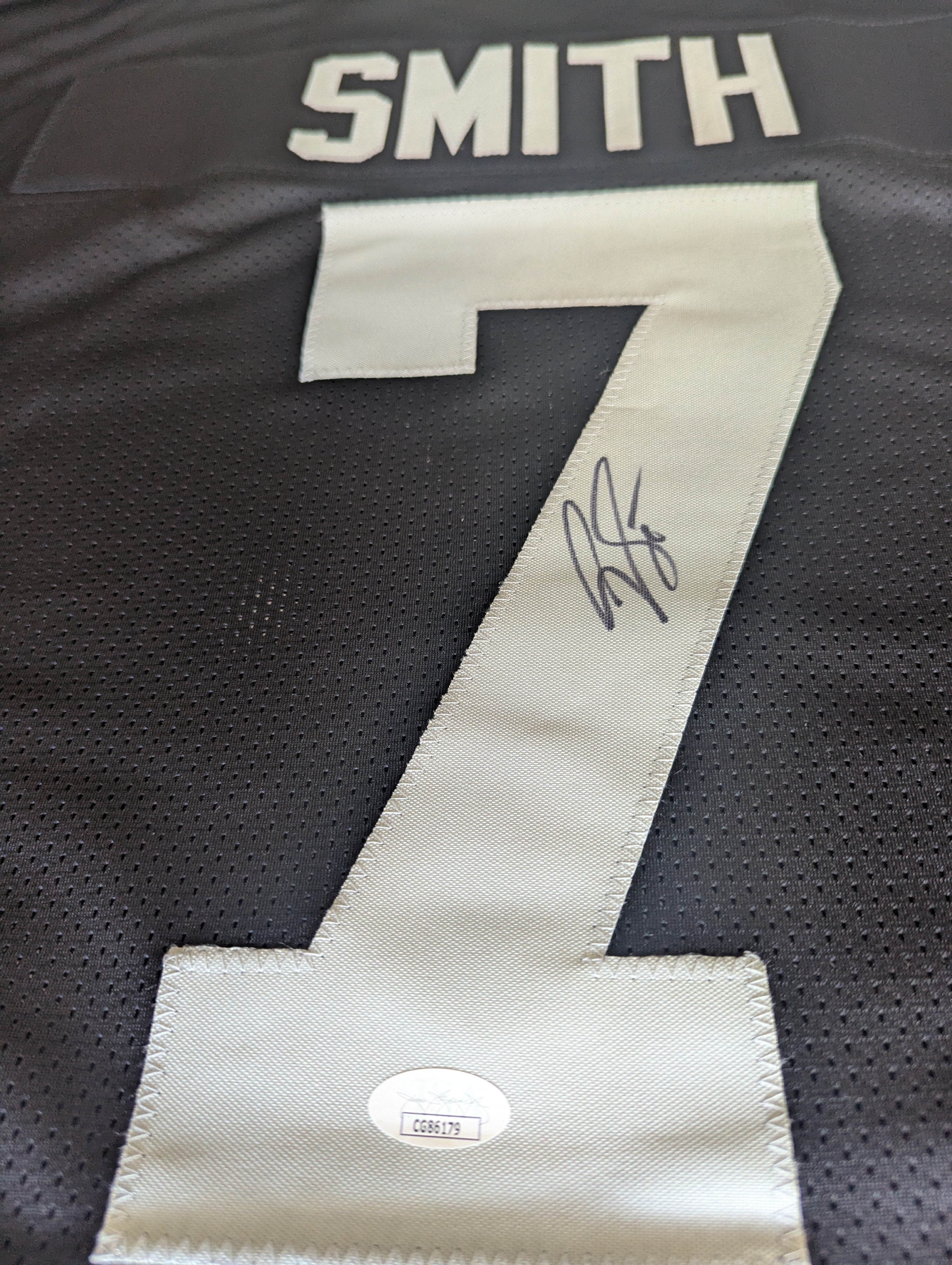 Geno Smith - Signed Custom Jersey (JSA)