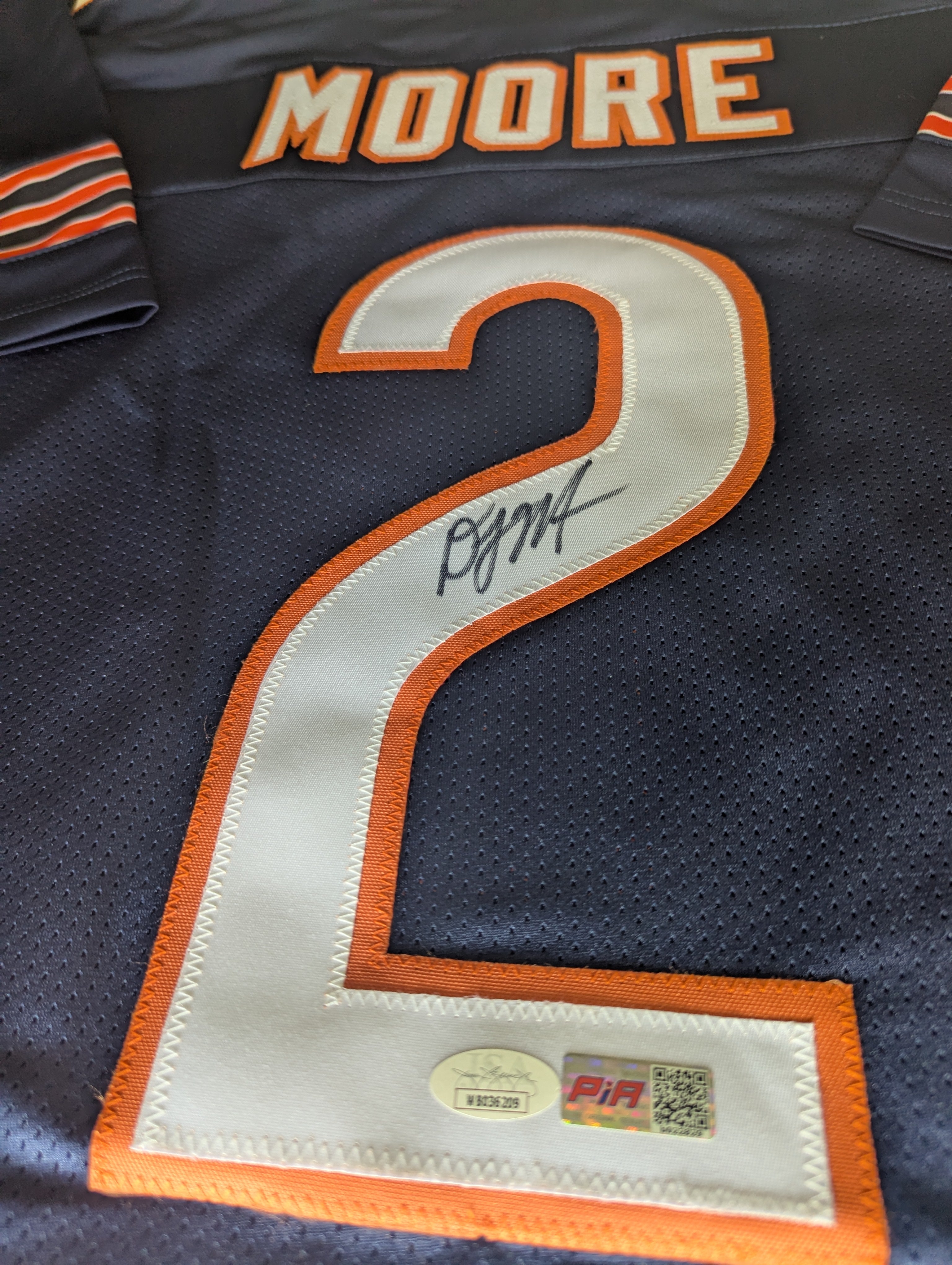 DJ Moore - Signed Custom Jersey (JSA)