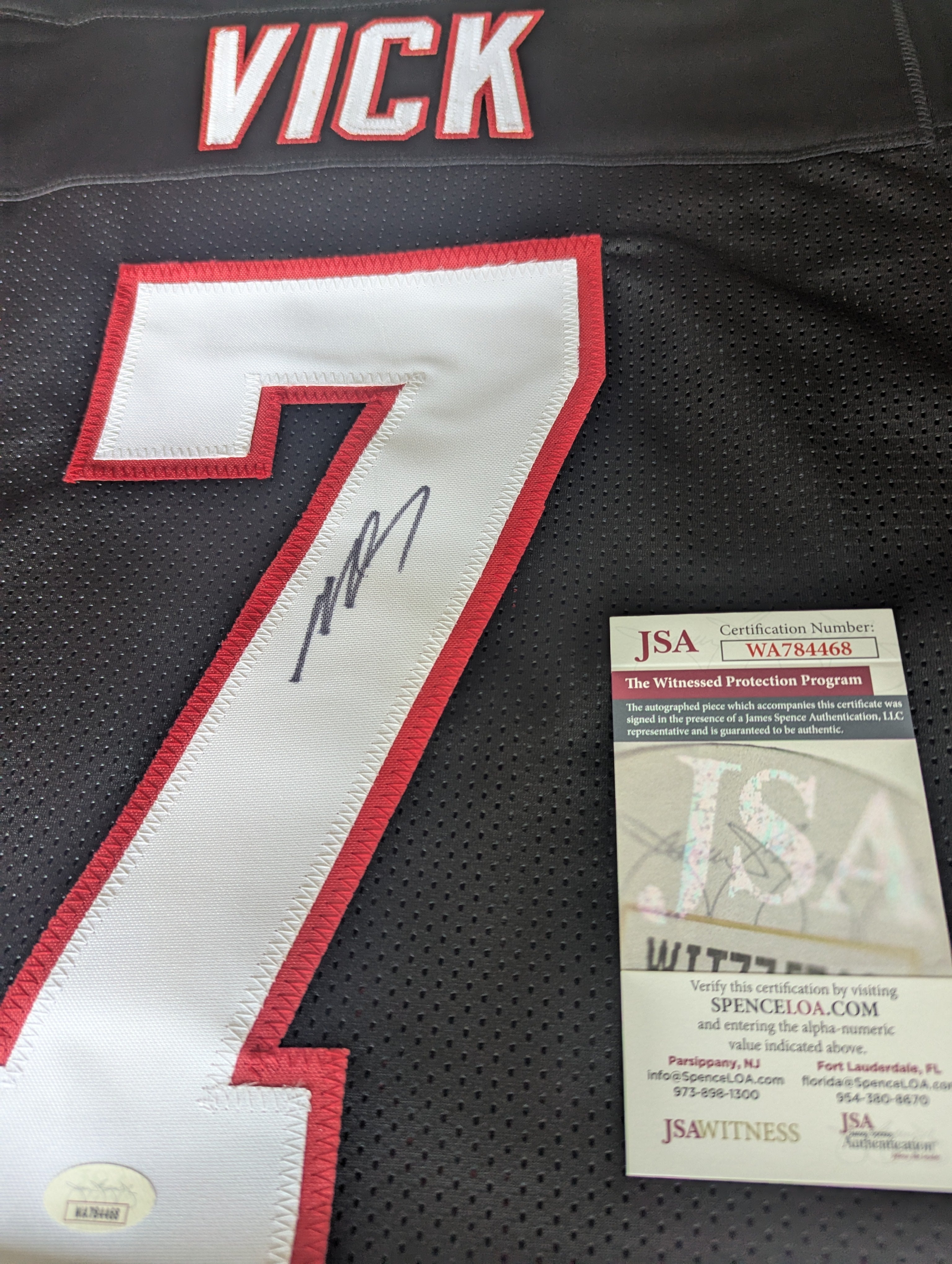 Michael Vick - Signed Custom Jersey (JSA)