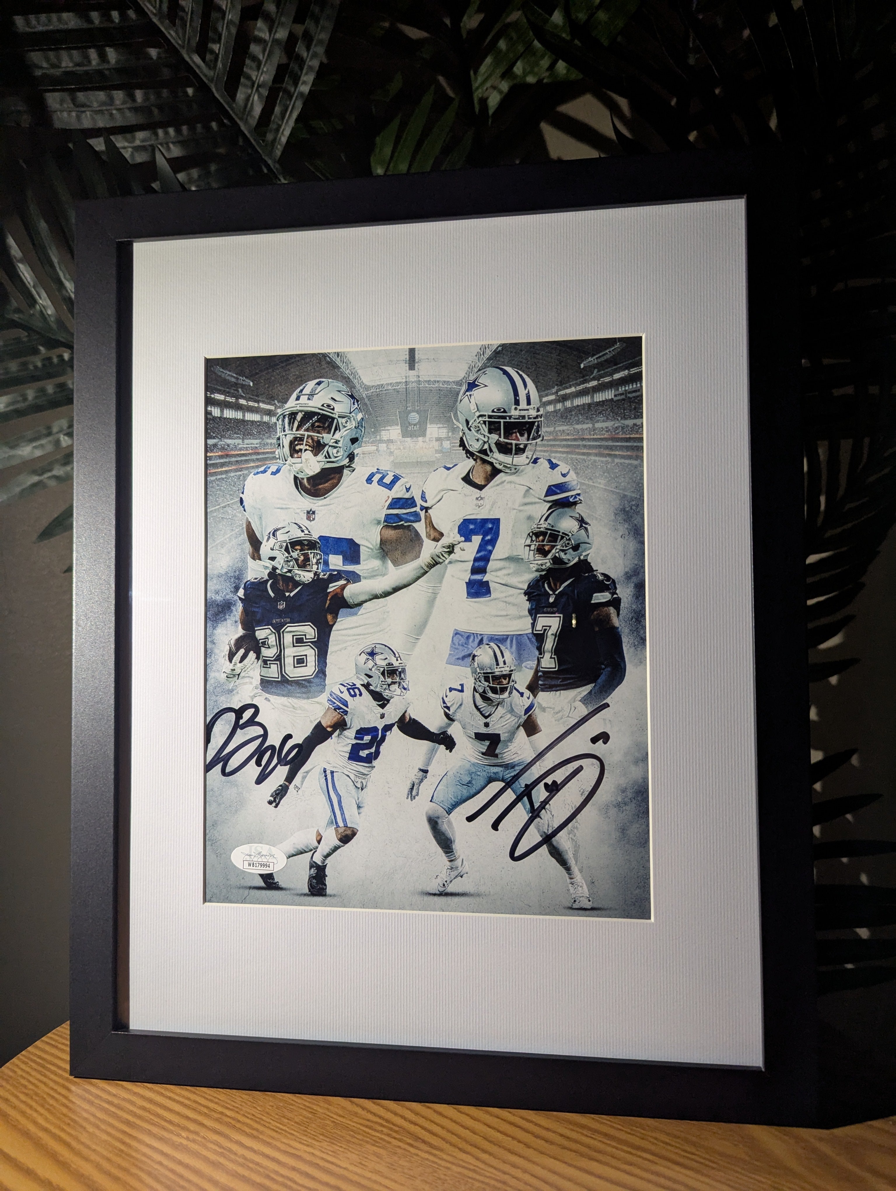 DaRon Bland & Trevon Diggs - Signed 8x10 (JSA)