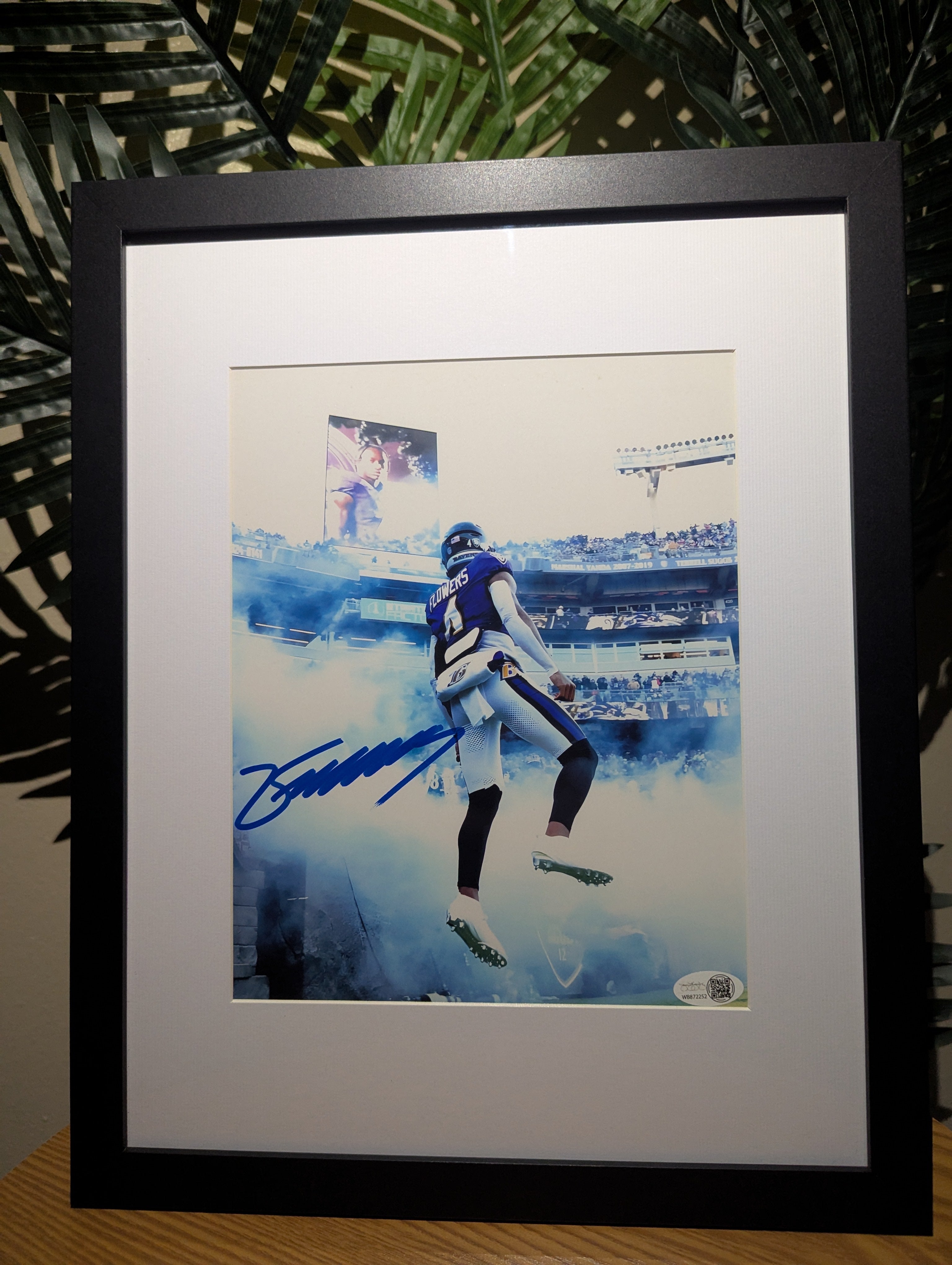 Zay Flowers - Signed 8x10 (JSA)