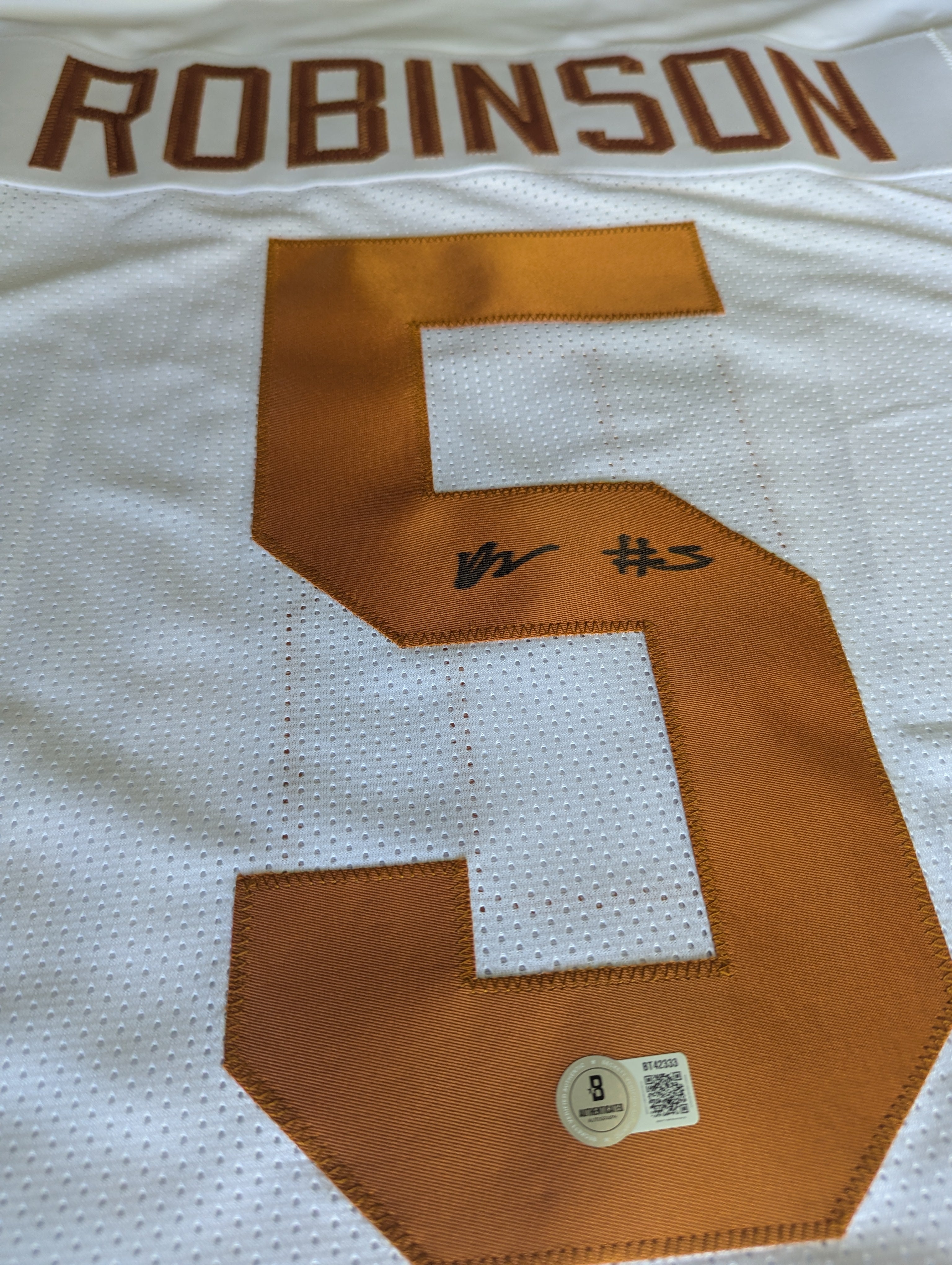 Bijan Robinson - Signed Custom Jersey (Beckett)