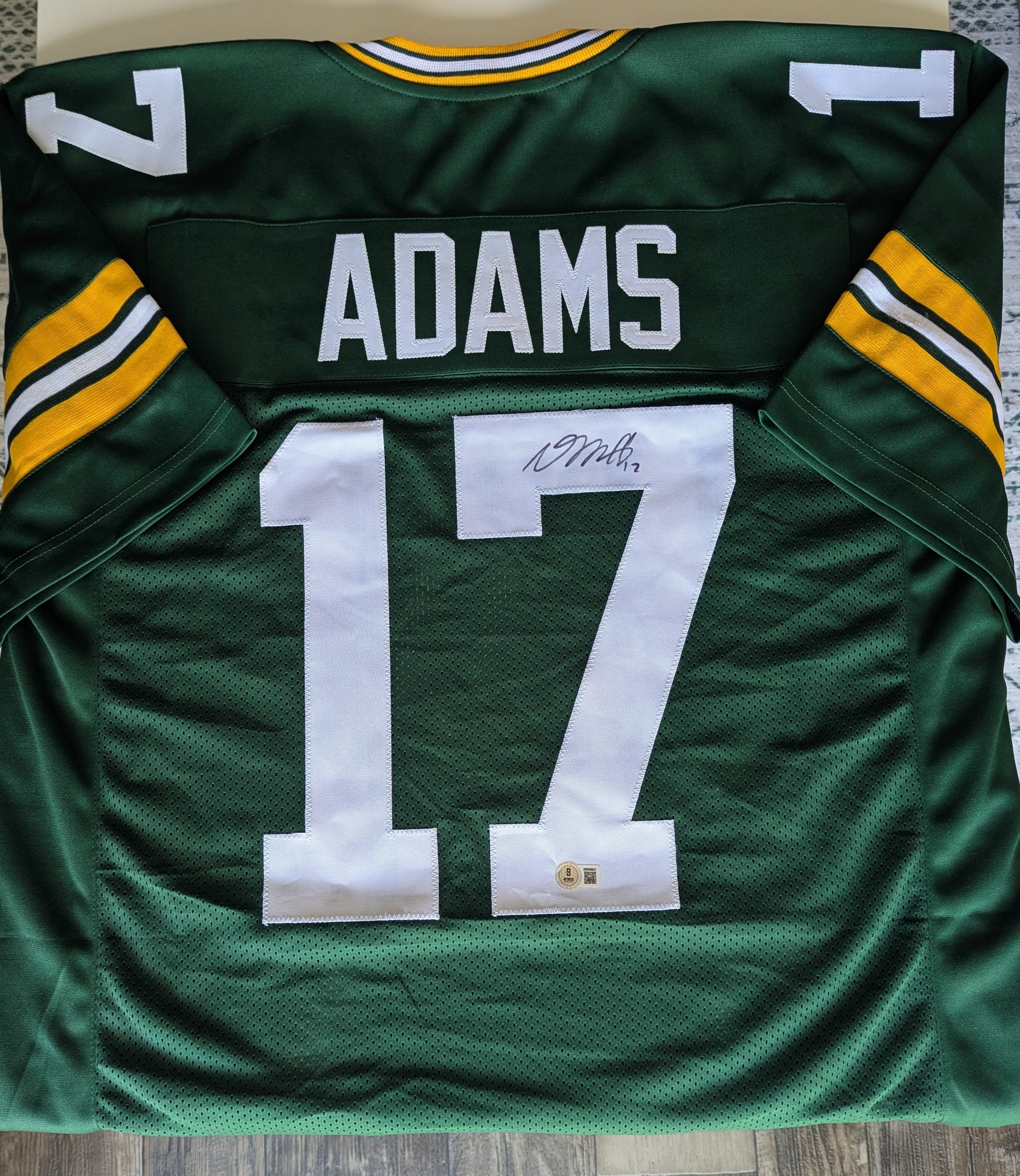 Davante Adams - Signed Custom Jersey (Beckett)