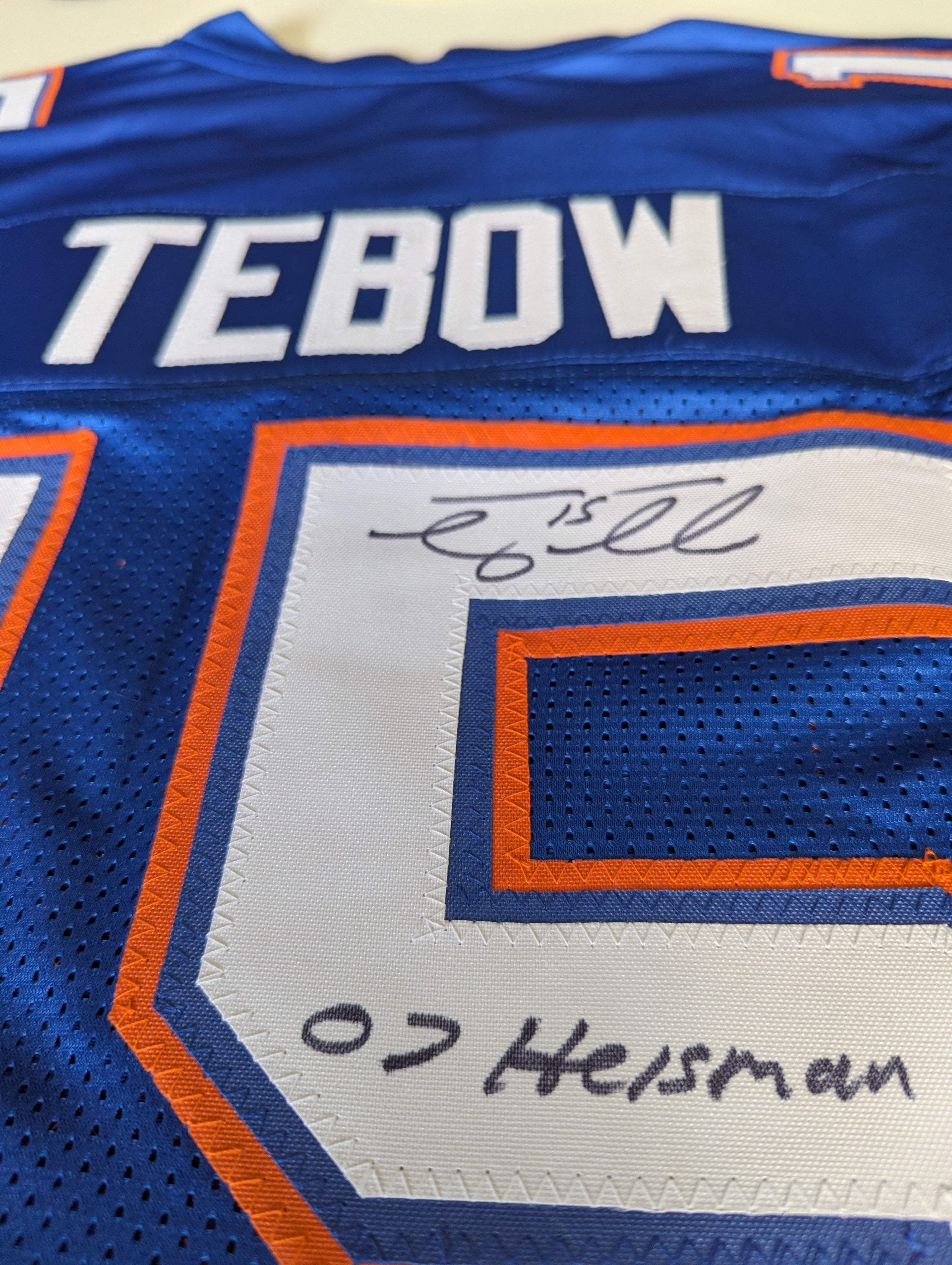 Tim Tebow - Signed Custom Jersey (Tebow)