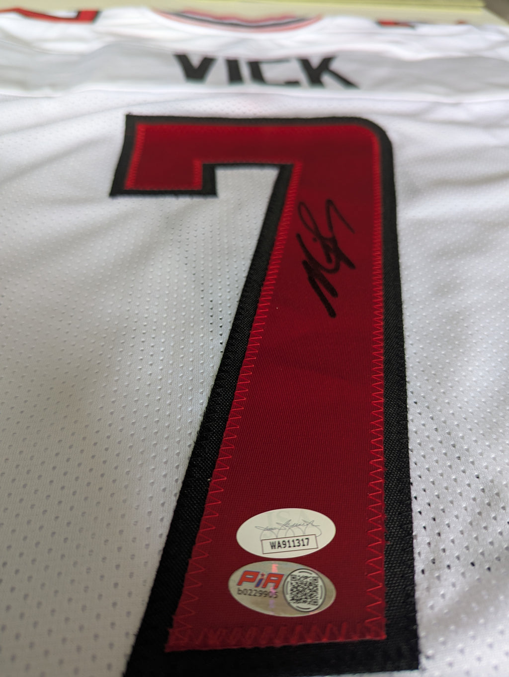 Mike Vick - Signed Custom Jersey (JSA)