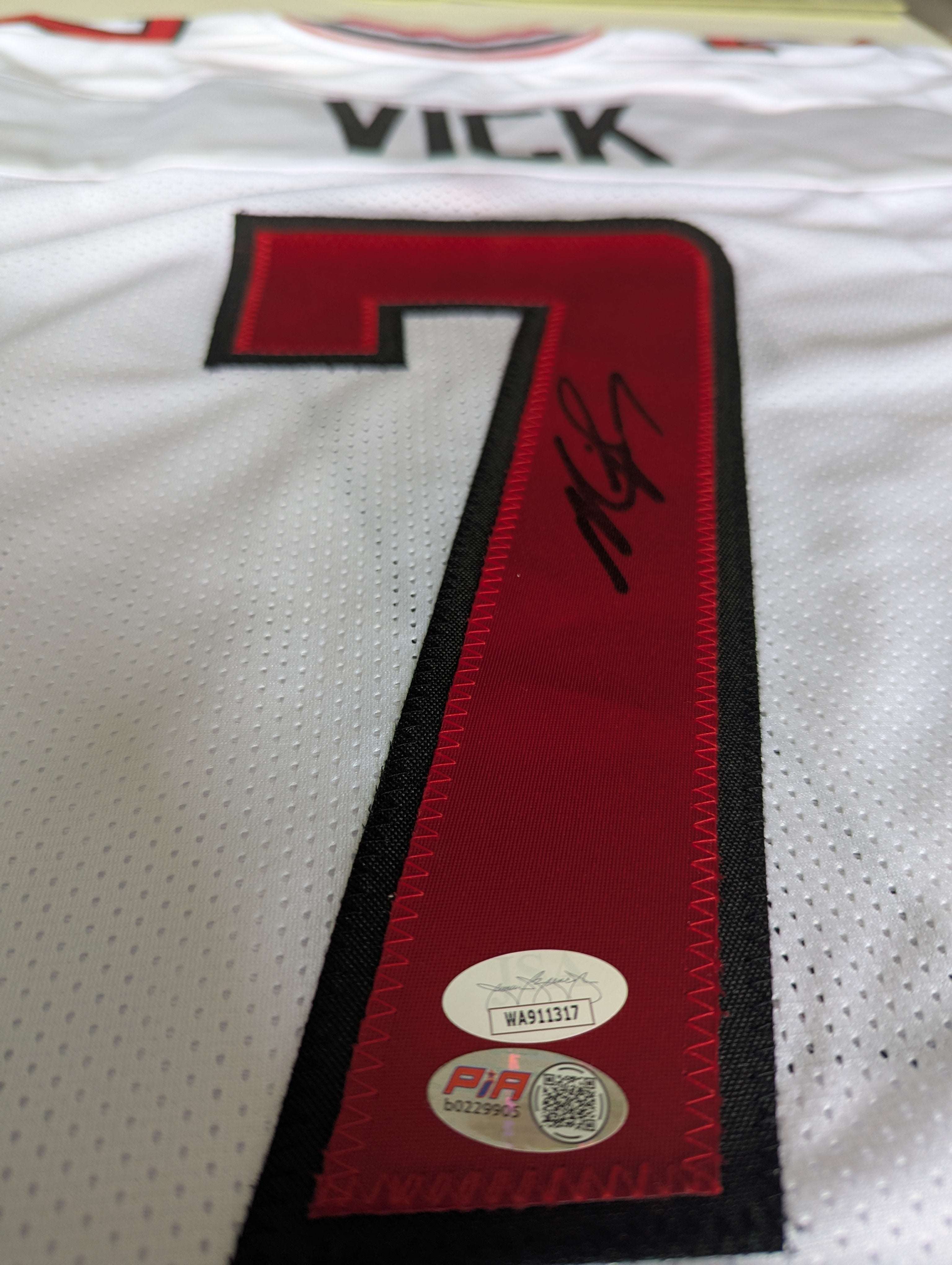 Mike Vick - Signed Custom Jersey (JSA)