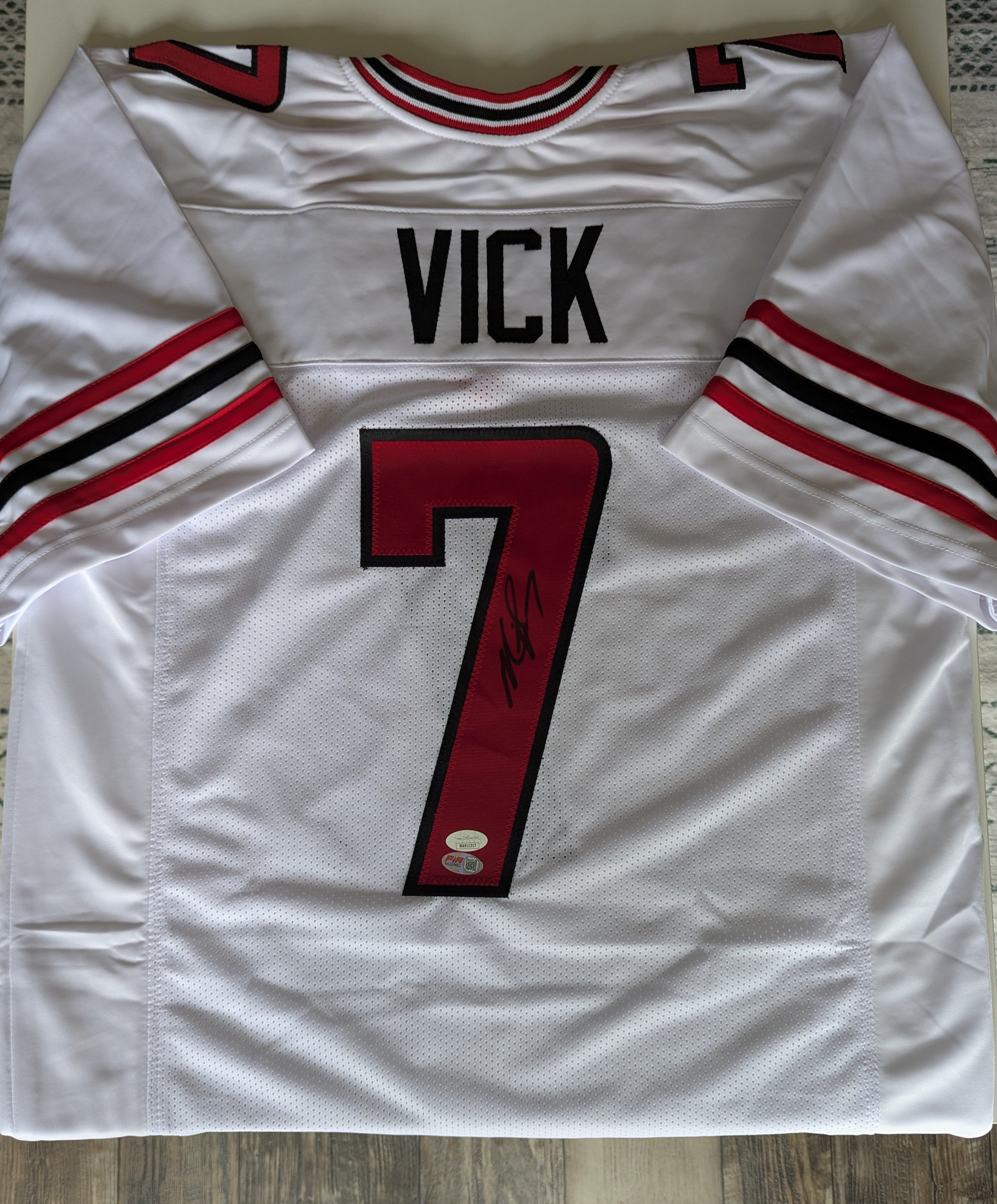 Mike Vick - Signed Custom Jersey (JSA)